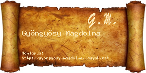 Gyöngyösy Magdolna névjegykártya